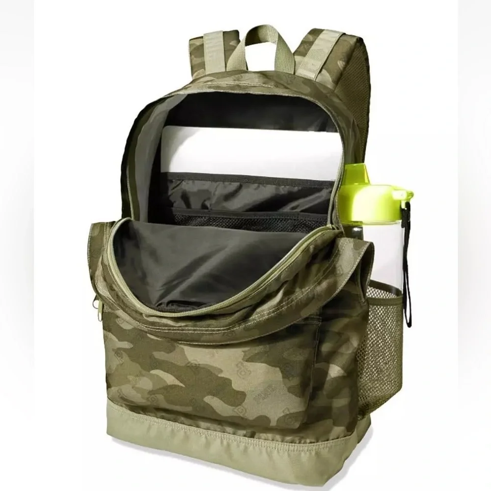 VS VICTORIAS SECRET PINK CAMPUS BACKPACK TOTE TRAVEL BAG CAMO GREEN